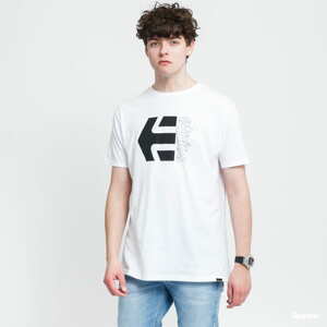 Tričko s krátkým rukávem etnies Corp Combo Tee bílé