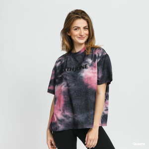 Dámské tričko Sixth June W Tie Dye Tee vínové / černé