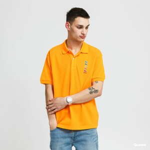 Polo tričko LACOSTE Men’s Lacoste x Polaroid Coloured Crocodiles Classic Fit Polo Shirt Orange