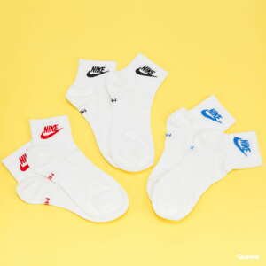 Ponožky Nike Everyday Essential Ankle Socks 3-Pack Bílé