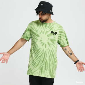 Tričko s krátkým rukávem HUF Haze Brush Tie Dye Tee zelené / tmavě zelené