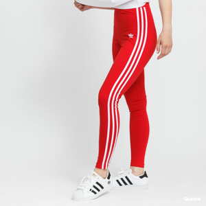 Legíny adidas Originals 3 Stripes Tight červené