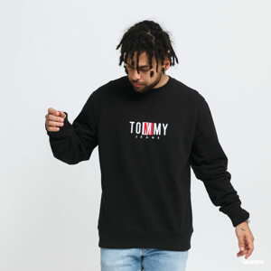 Mikina TOMMY JEANS M Timeless Tommy Crew 2 černá