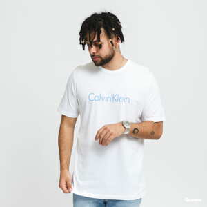 Tričko s krátkým rukávem Calvin Klein Crew Neck bílé / modré