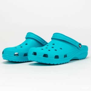 Pantofle Crocs Classic digital aqua
