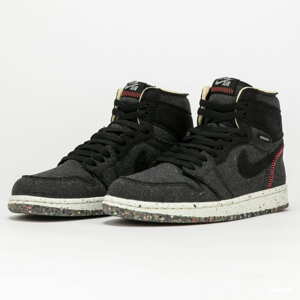 Jordan 1 High Zoom Air black / flash crimson - wolf grey