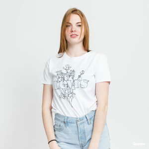 Dámské tričko Levi's ® Graphic Surf Tee Flower bílé