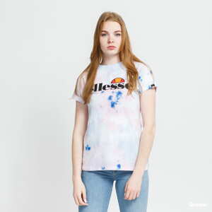 Dámské tričko ellesse Hayes Tie Dye Tee růžové / navy