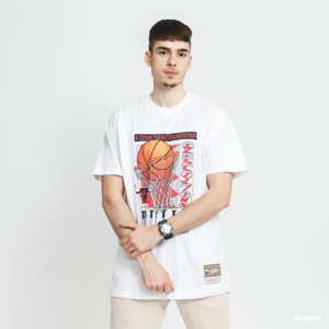 Tričko s krátkým rukávem Mitchell & Ness NBA Vibes Tee Chicago Bulls bílé