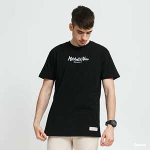 Tričko s krátkým rukávem Mitchell & Ness Branded Pinscript Tee černé