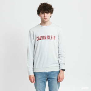 Mikina Calvin Klein LS Sweatshirt melange šedá