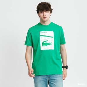 Tričko s krátkým rukávem LACOSTE Men's Sport 3D Print Tee zelené
