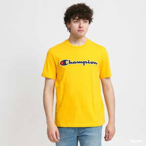 Tričko s krátkým rukávem Champion Logo Crew Neck Tee žluté
