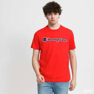 Tričko s krátkým rukávem Champion Logo Crew Neck Tee červené