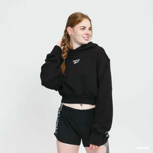 Dámská mikina Reebok CL PF Cropped FT Hoody černá