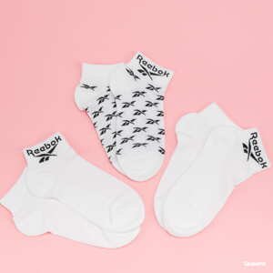 Ponožky Reebok CL FO Ankle Sock 3Pack bílé / černé