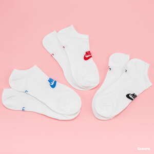 Ponožky Nike Nike Sportswear Everyday Essential No-Show Socks 3-Pack bílé