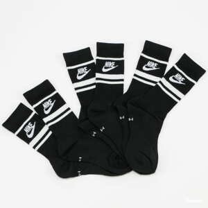 Ponožky Nike Sportswear Essential Crew Socks 3-Pack Black/ White