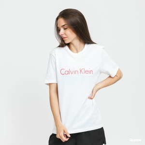 Dámské tričko Calvin Klein SS Crew Neck bílé / červené