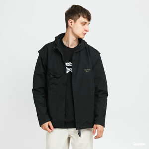 Větrovka Reebok CL Camping Jacket černá