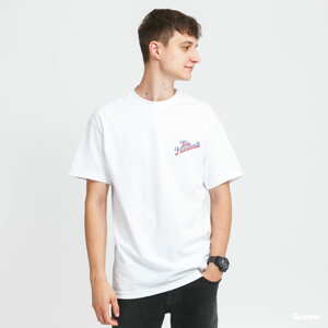 Tričko s krátkým rukávem The Hundreds Wild Slant Tee bílé