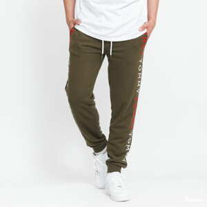 Tepláky Tommy Hilfiger Track Pant olivové