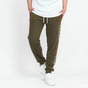 Tepláky Tommy Hilfiger Track Pant olivové