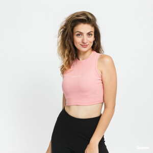 Dámský top Sixth June W Essential Ribbed Crop Top růžový