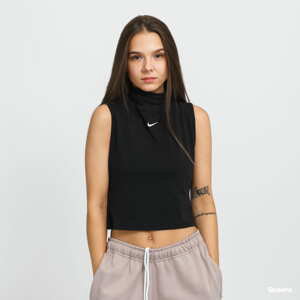 Tričko Nike NSW Collection Essentials Women's Sleeveless Mock Top Black/ White