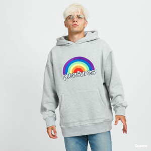 Mikina PLEASURES Pride Good Time Hoody melange šedá