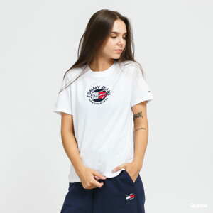 Dámské tričko TOMMY JEANS Regular Timeless Tommy Tee bílé