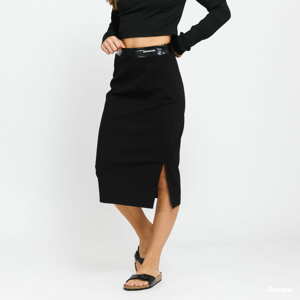 Sukně CALVIN KLEIN JEANS Milano Split Skirt černá