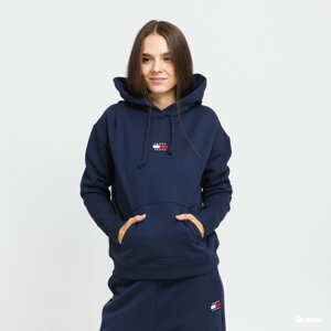 Dámská mikina TOMMY JEANS Tommy Center Badge Hoodie navy