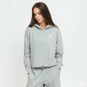 Dámská mikina Calvin Klein CK ONE LS Hoodie melange šedá