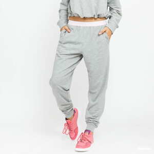 Tepláky Calvin Klein CK ONE Jogger melange šedé / růžové