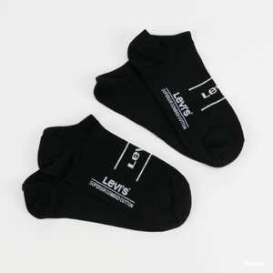 Ponožky Levi's ® 2Pack Low Cut Sport Socks černé / bílé