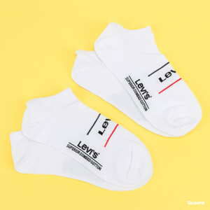 Ponožky Levi's ® 2Pack Low Cut Sport Socks bílé / černé
