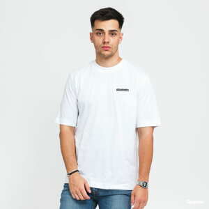 Tričko s krátkým rukávem CALVIN KLEIN JEANS Micro Flock Box Tee bílé