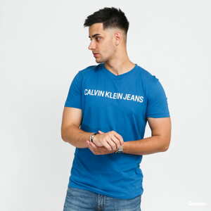 Tričko s krátkým rukávem CALVIN KLEIN JEANS M Institutional Logo Tee modré