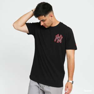 Tričko s krátkým rukávem New Era MLB Chain Stitch Tee NY černé