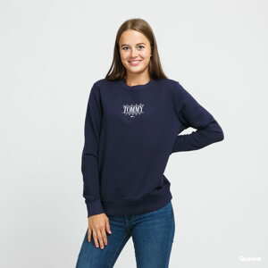 Dámská mikina TOMMY JEANS W Reg Essential Logo Crew navy