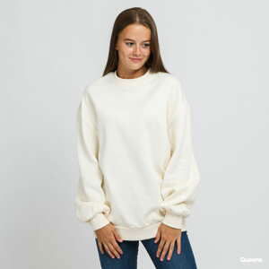 Dámská mikina Urban Classics Ladies Organic Oversized Crew krémová