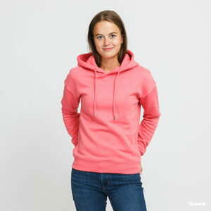 Dámská mikina Urban Classics Ladies Hoody tmavě růžová