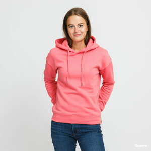 Dámská mikina Urban Classics Ladies Hoody tmavě růžová