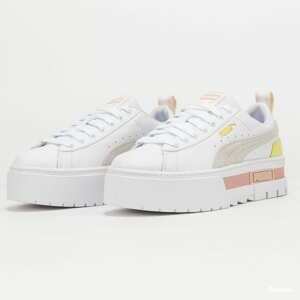 Puma Mayze Leather Wn's puma white - lotus