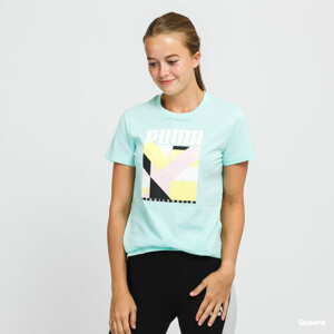 Dámské tričko Puma International Graphic Tee mentolové