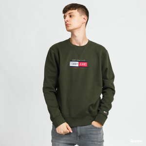 Mikina TOMMY JEANS M Timeless Crew Green