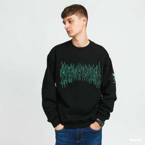 Mikina Wasted Paris Fire Cult Crew Neck černá