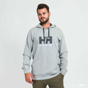 Mikina Helly Hansen Logo Hoodie šedá / černá