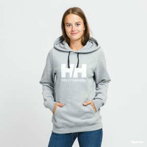 Dámská mikina Helly Hansen Logo Hoodie melange šedá